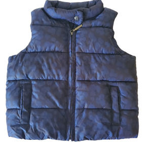 Baby Gap Toddler 3 Blue Leopard Puffer Best-EUC